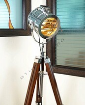 Designer Handmade Marine Nautical Floor Lamp, Nautical Spot Studio Tripod Floor 