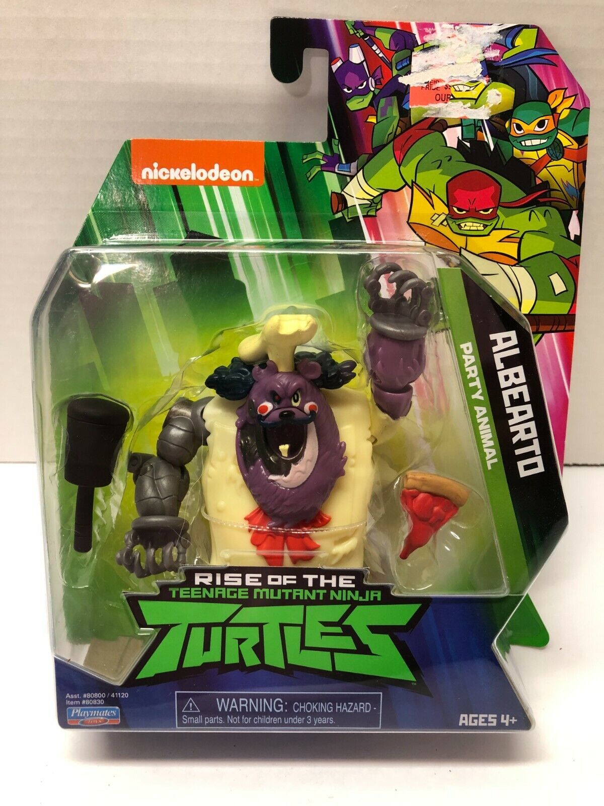 Rise of the TMNT Teenage Mutant Ninja Turtles ALBEARTO Figure - Action ...