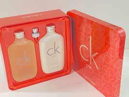 Calvin Klein CK ONE RED GIFT SET 2 pcs for women EDT SP+SKIN MOISTURIZER  - $69.99+