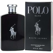 Polo Black By Ralph Lauren Edt Spray 6.7 Oz For Men  - $159.30