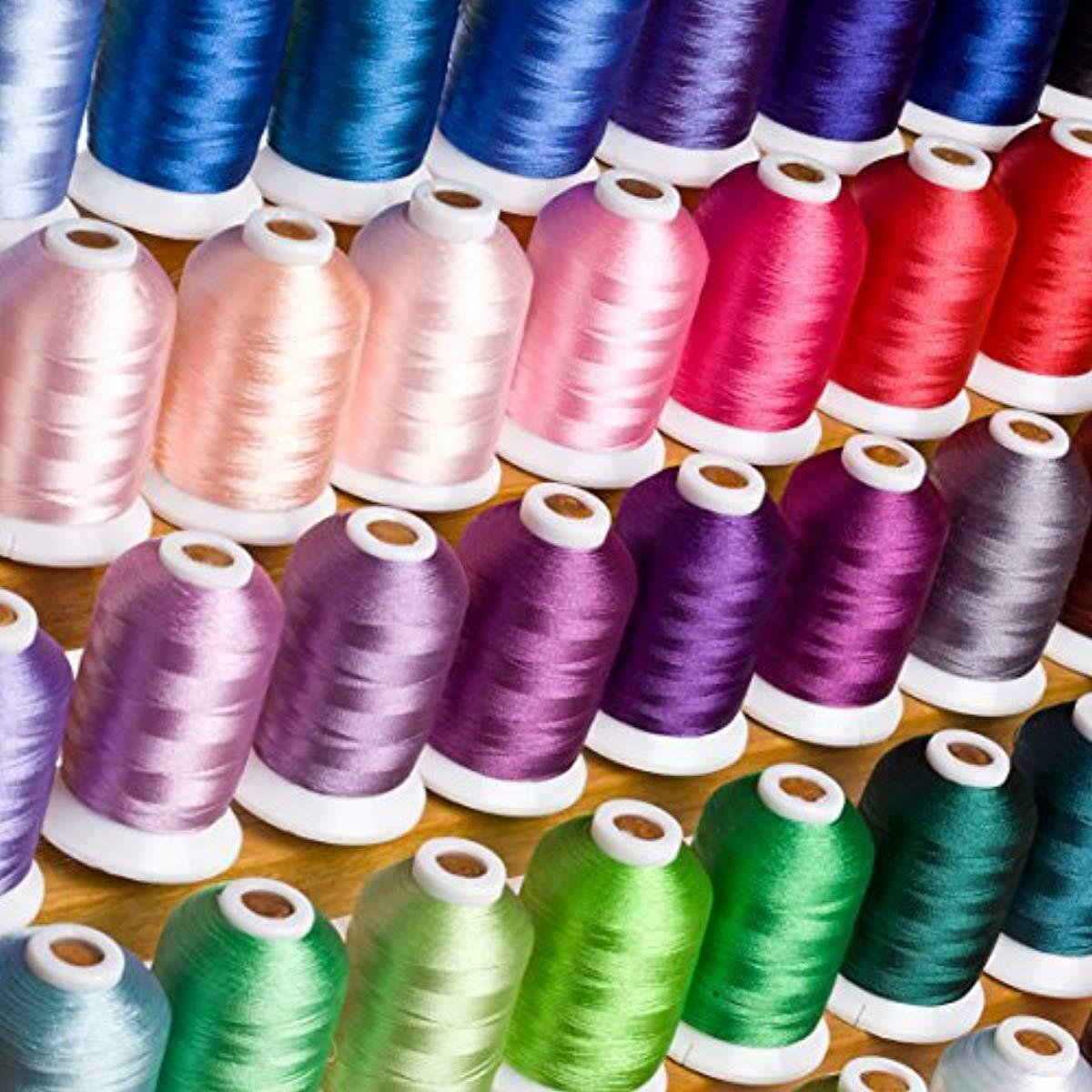 Simthread 63 Colors Polyester 120d/2 40 Weight Embroidery Machine