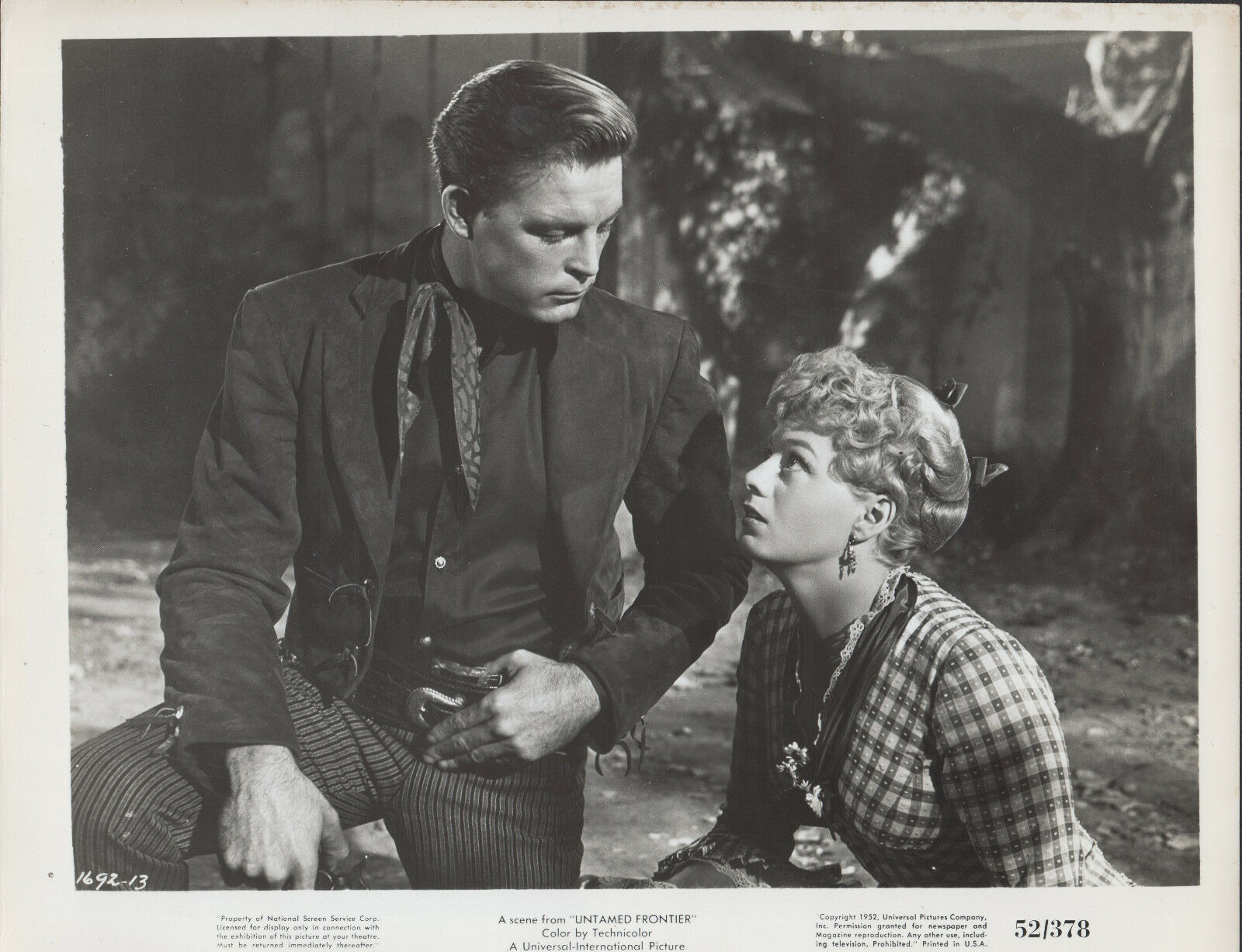 Untamed Frontier 1952 8x10 black & white movie photo #13 - Photographs