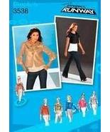 SIMPLICITY PATTERN 3538 PROJECT RUNWAY MISSES&#39; JACKET IN TWO LENGTHS WIT... - $8.90