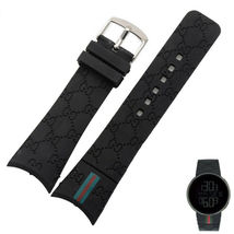 New Replacement for I Gucci digital YA114207 Rubber Watch Strap Band - $39.99