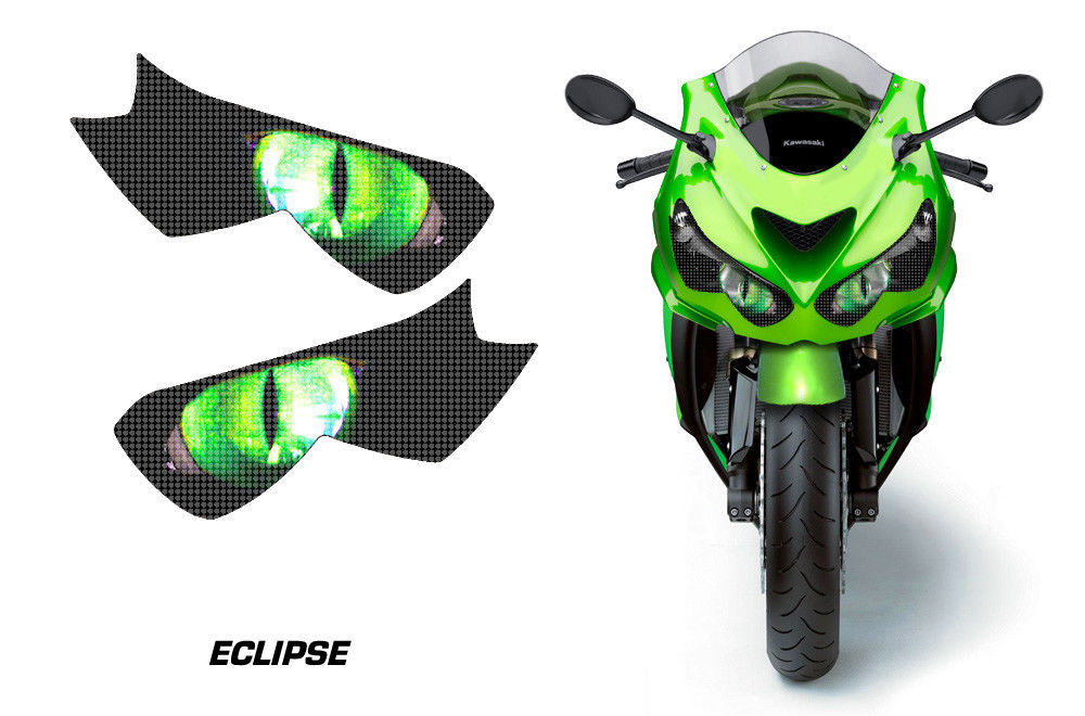 Headlight Eye Graphics Kit Decal Cover For Kawasaki Ninja ZX14R 2012