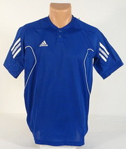 Adidas ClimaCool Blue & White Short Sleeve Baseball Jersey Men's NWT - $33.74