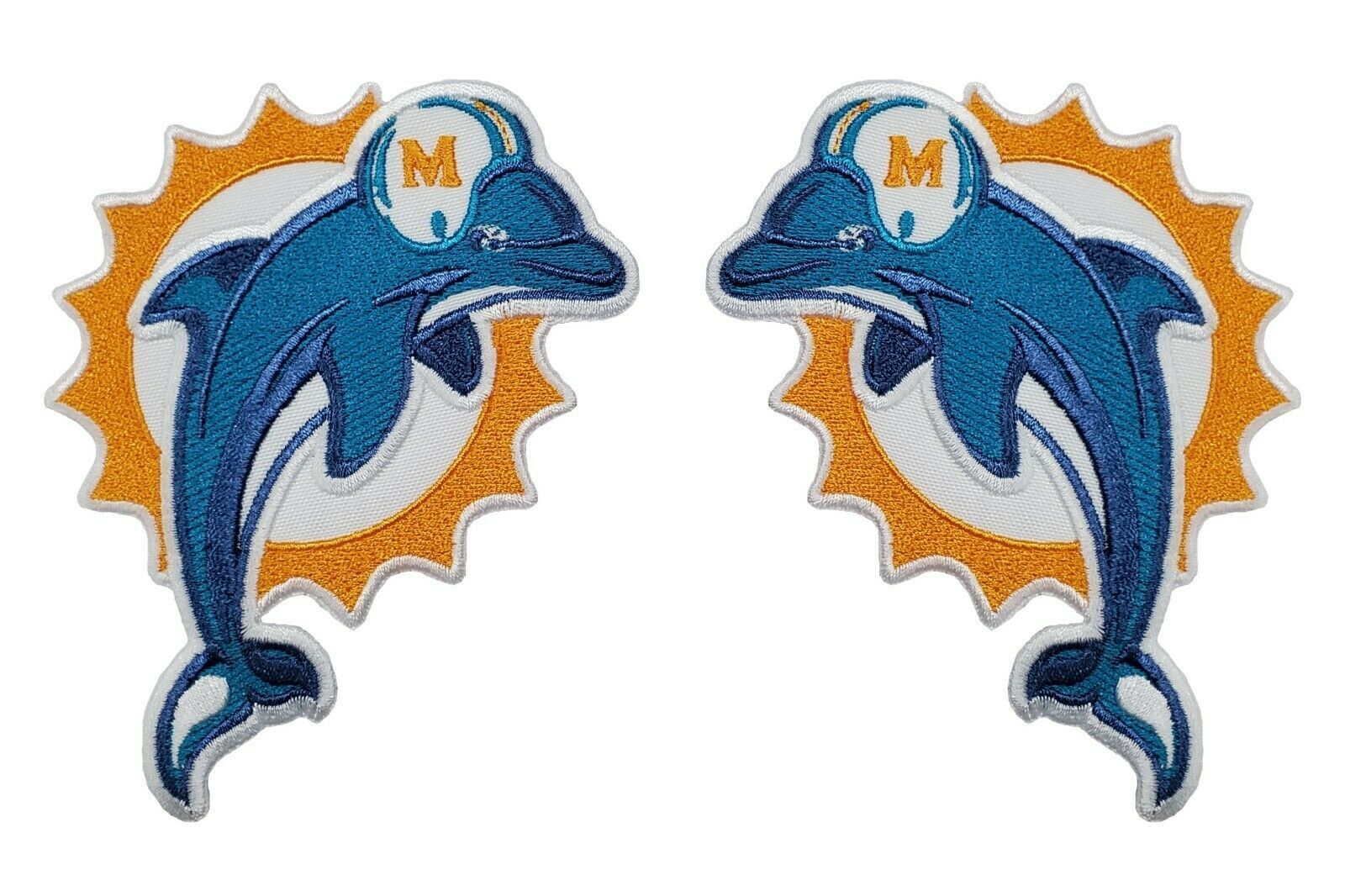 miami dolphins embroidered patch