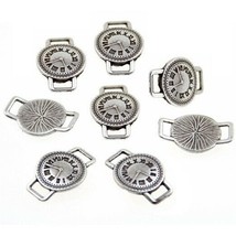 Charms Connector Watch Antique Silver Plated DIY Jewelry Craft Supply 10... - $11.07