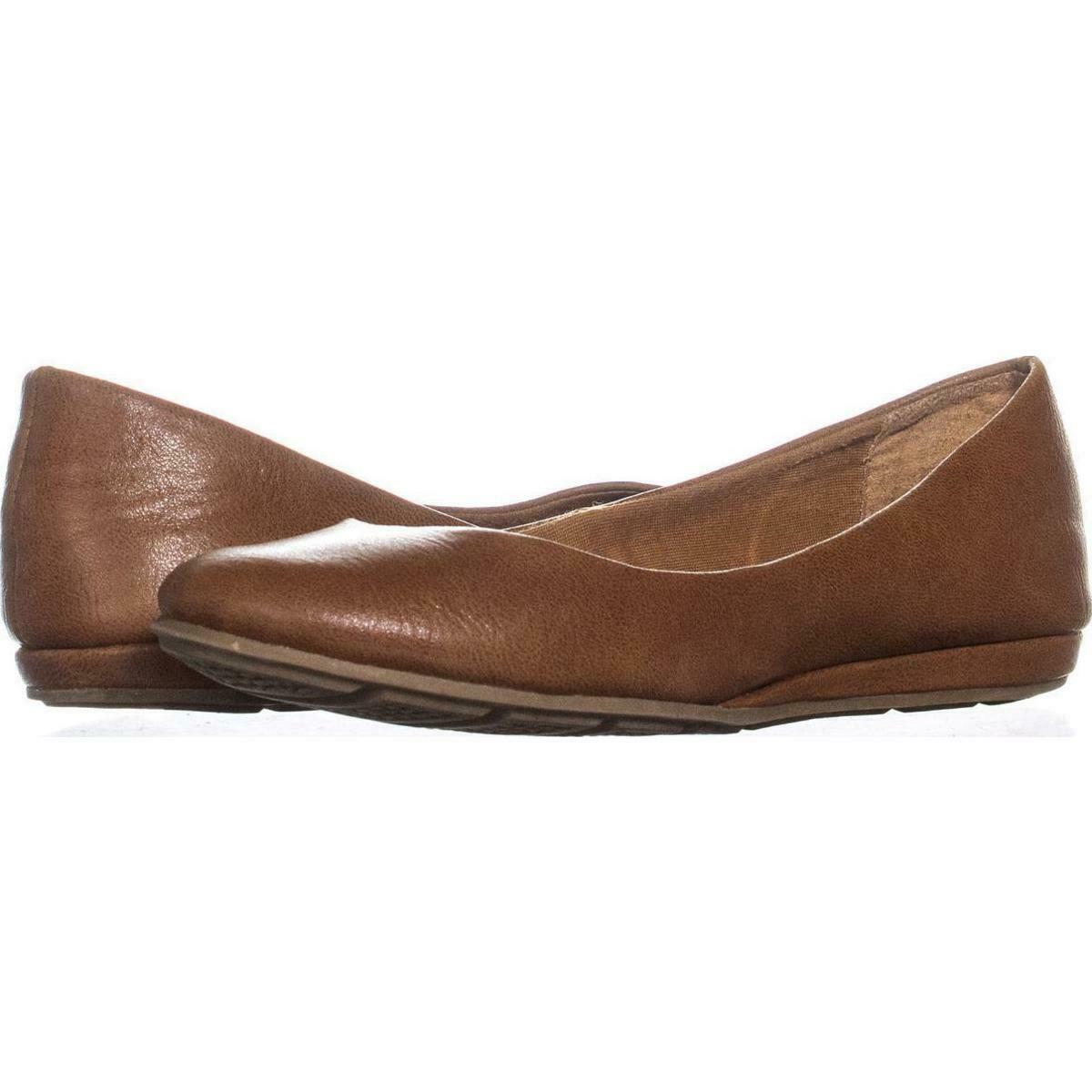 cognac pointed toe flats