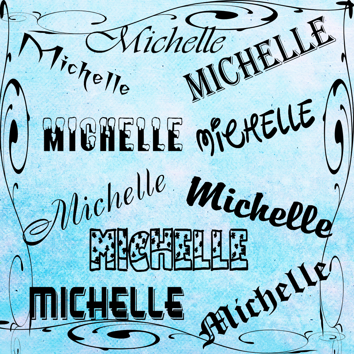 Michelle Font-Digital ClipArt-Art Clip-Gift Tag-Halloween-Scrapbook ...
