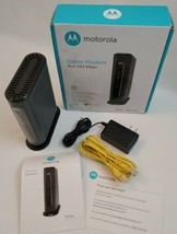 Motorola MB7220 8x4 343 Mbps DOCSIS 2.0 Cable Modem Complete Box Power Supply - $19.34