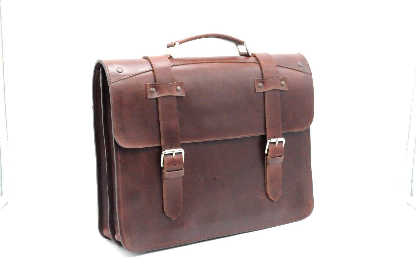 Leather Men&#39;s Briefcase Bag Leather Laptop Bag High Quality Pure Leather - Bags