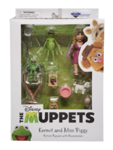 NEW SEALED Diamond Select Muppets Kermit / Piggy / Robin Action Figure Set - $49.49