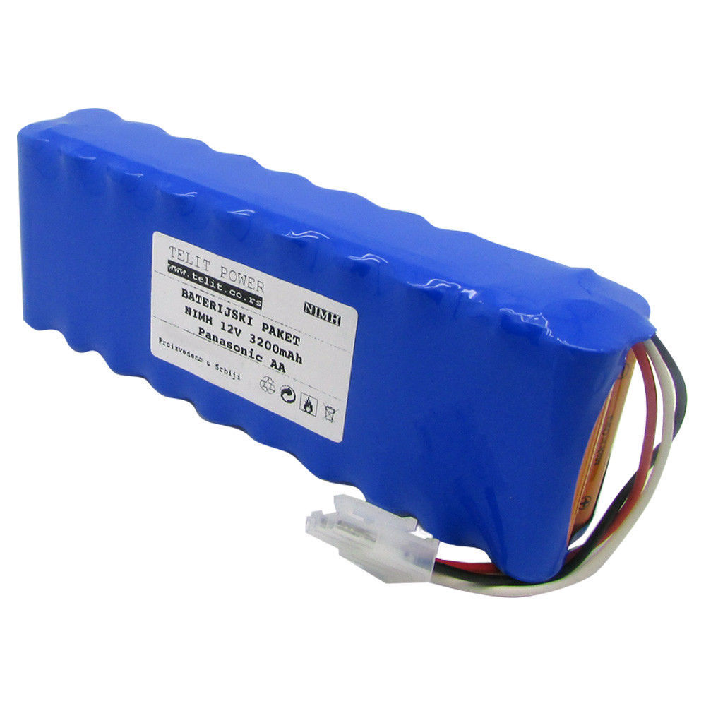Battery for CARDIO M Plus Medical NiMH 12V 3200mAh 2P10S