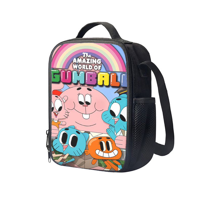 The Amazing World of Gumball Kids Insulated Lunch Bag Set Lunchboxes