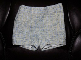 Janie and Jack Blue/Yellow/White Tweed Shorts Size 18-24 Months Girl&#39;s EUC - $22.00