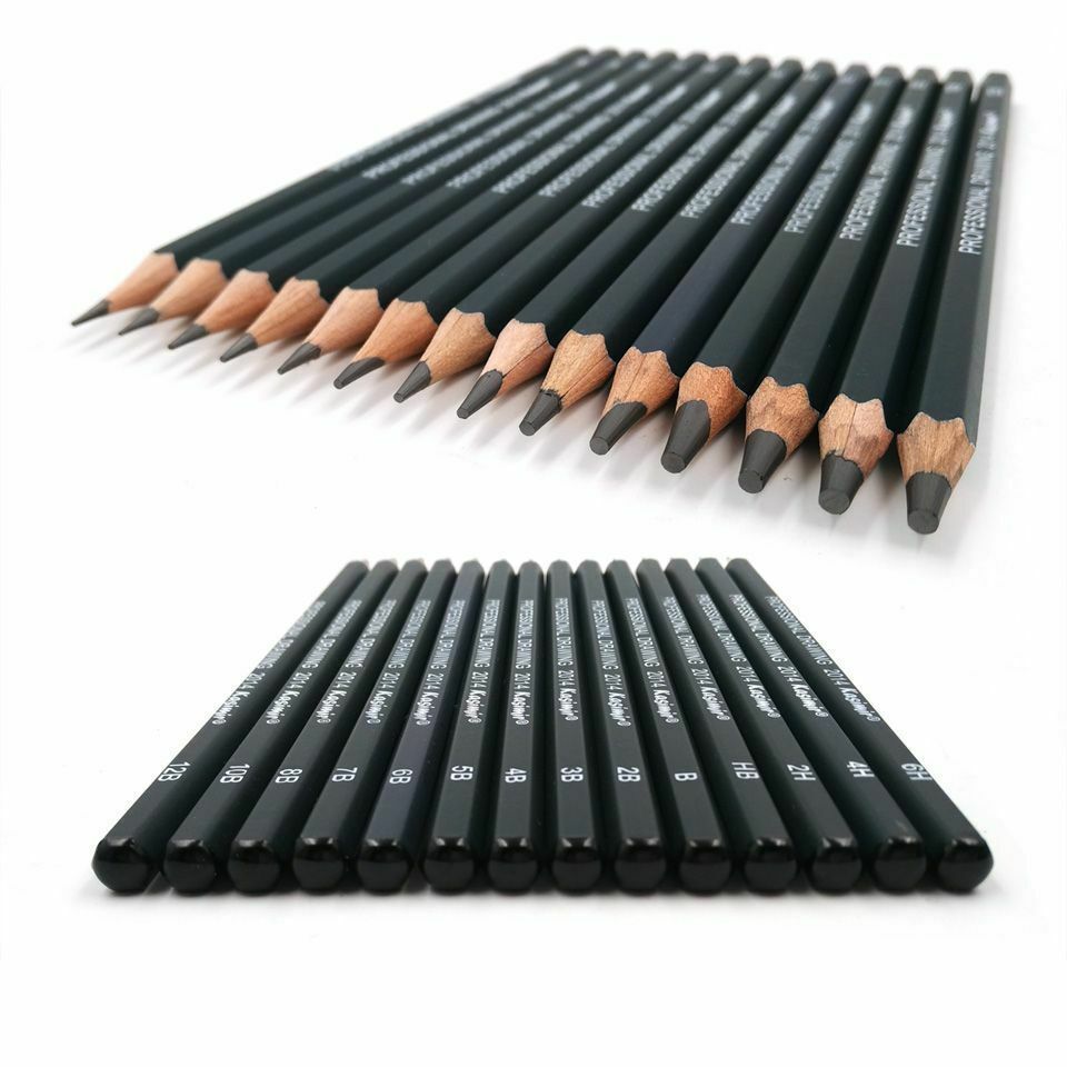 Soft graphite pencils