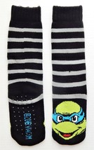 Tortues Ninja Chaud Peluche Chaussettes Chaussons W/Anti-dérapant Semell... - $10.75+