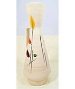Bay Keramik West Germany Vase Model 272-35 Leaf Motif Vintage Mid Century Modern - $259.99