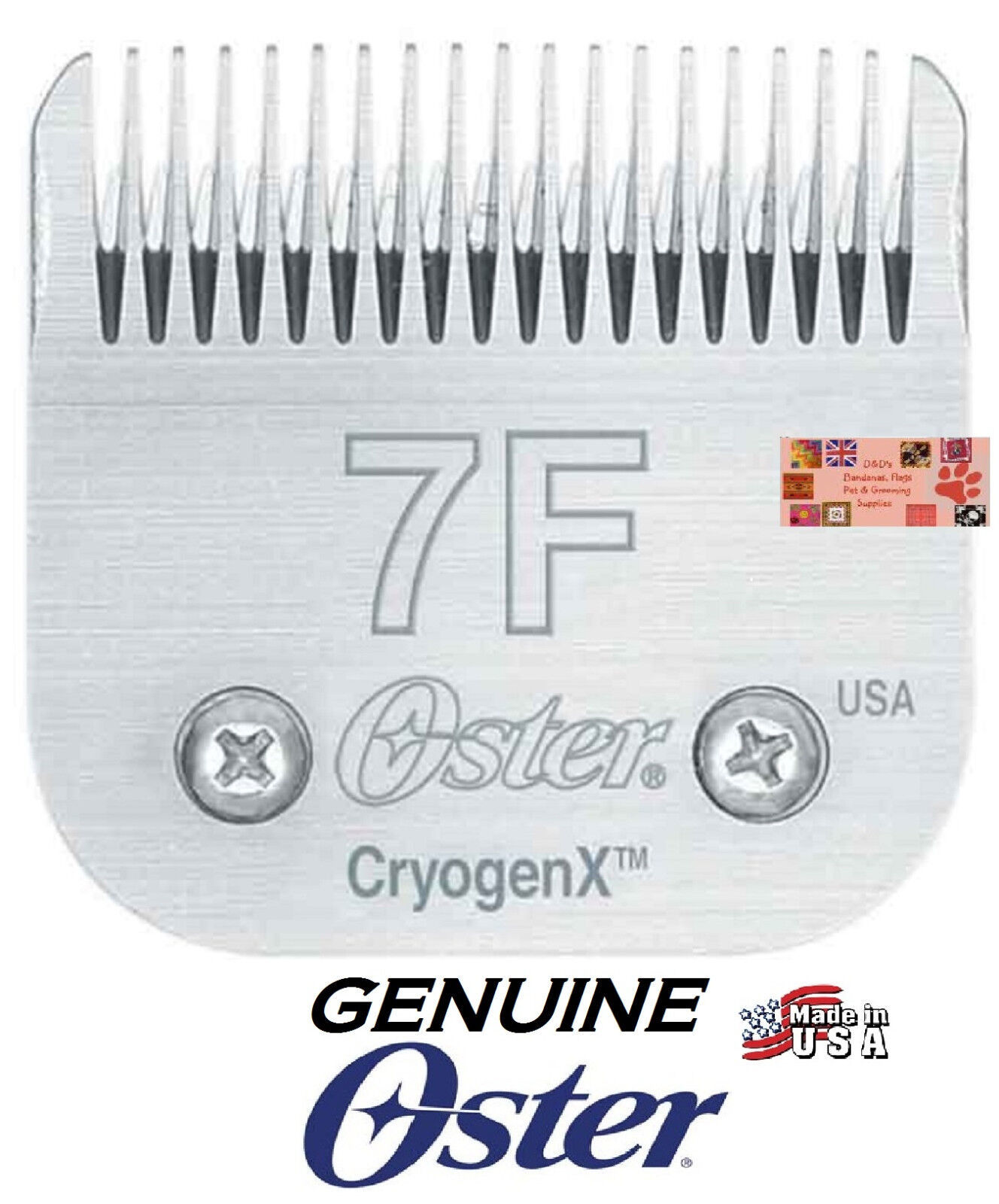 GENUINE Oster A5 Cryogen-X 7F 7FC BLADE*Fit A6 Andis AGC,Wahl KM10 KM5 ...