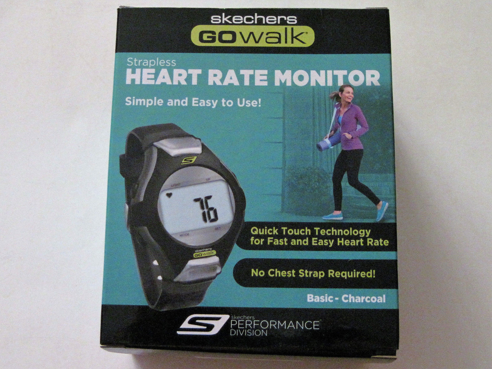 skechers gowalk heart rate monitor watch instructions