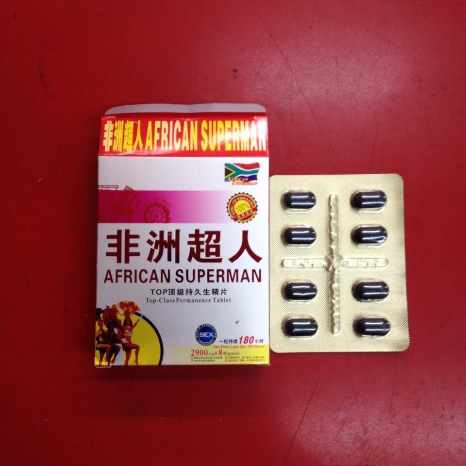 African Superman Male Enhancement Pills 3 Box 24 Pills ...