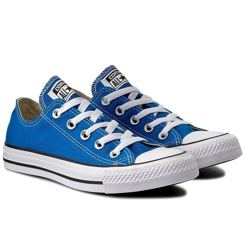 bright blue cdg converse