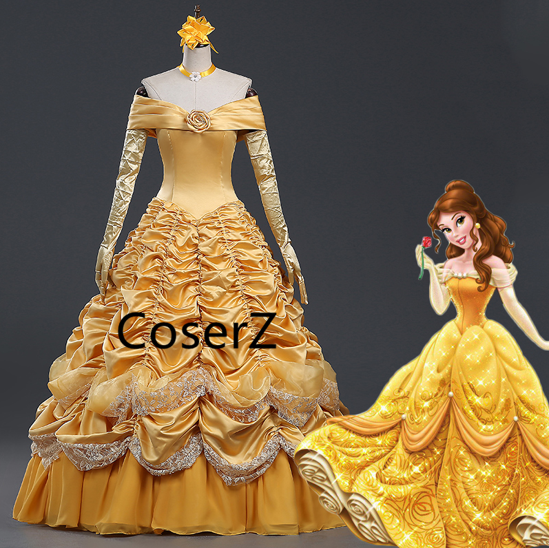 belle dress transformation