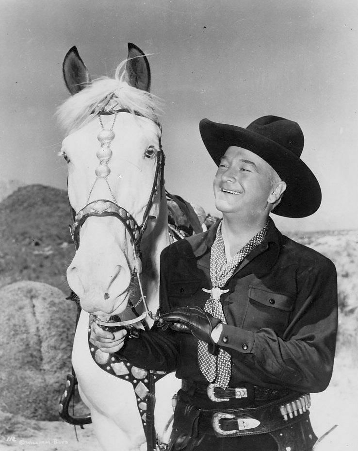 HOPALONG CASSIDY & TOPPER 8X10 PHOTO TV COWBOY WESTERN PICTURE - Other