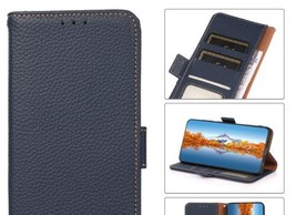 Magnetic Genuine Leather Flip Wallet Case Cover for Samsung S22 S23+ Ultra - $83.98