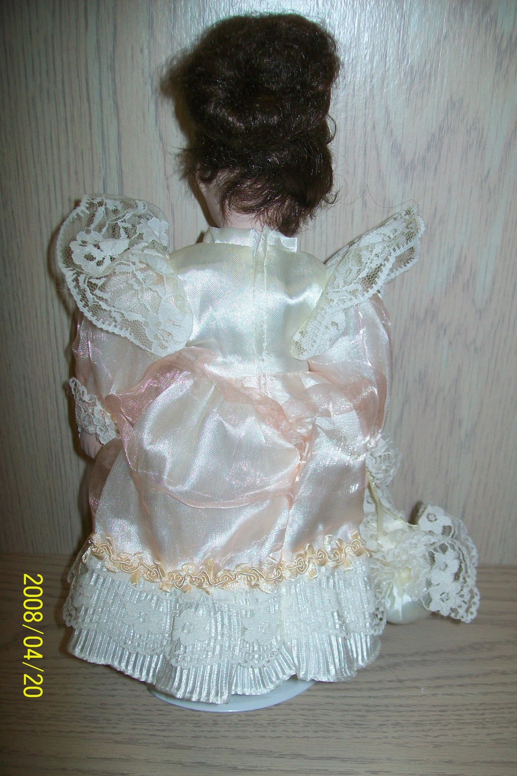 Porcelain Doll Victorian Beauty Bisque Porcelain 12" tall Comes with