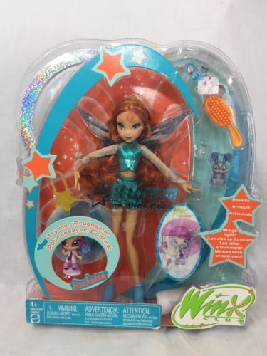 NEW Winx Club BLOOM Doll + Lockette Pixie + Bonus Magical Minis 2005 ...