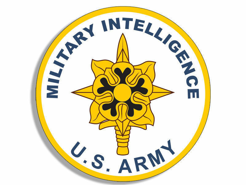 4 Us Army Military Intelligence Insignia Logo Bumper Sticker Decal Usa Made Decals And Stickers 3910