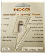 NXG Technology Micro USB to Lightening Adapter for iPhone iPod iPad - $6.29