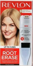 1 Boxes Revlon Permanent Root Erase Matches 9 Light Blonde Shades Up To 3 Uses