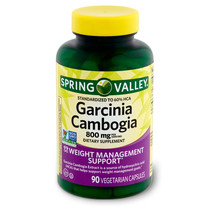 Spring Valley Garcinia Cambogia Capsules 800 mg 90 Count Weight Support ... - $10.55
