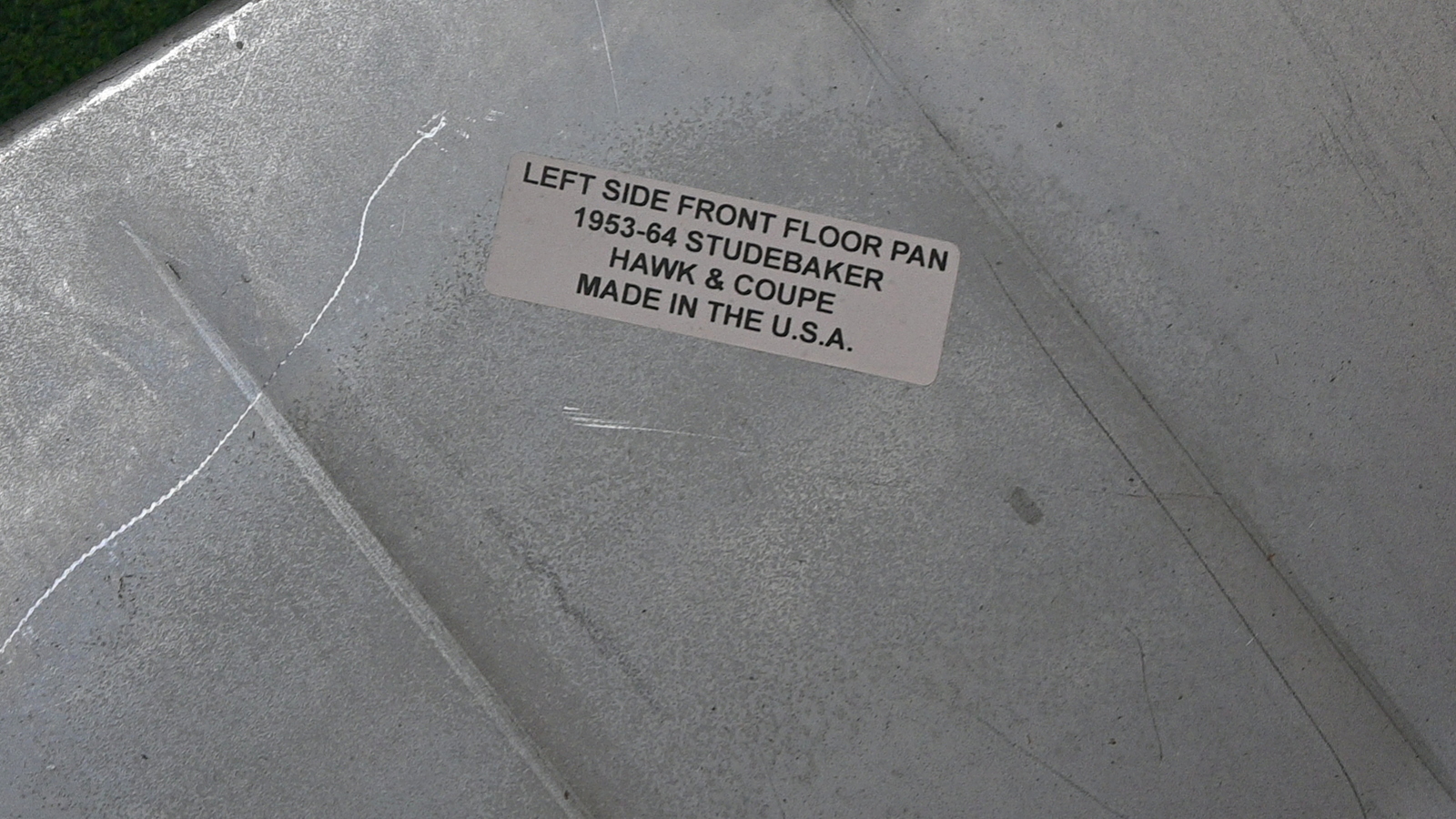 195364 Studebaker Hawk (Coupe) Front left and Right Floor Pans Other