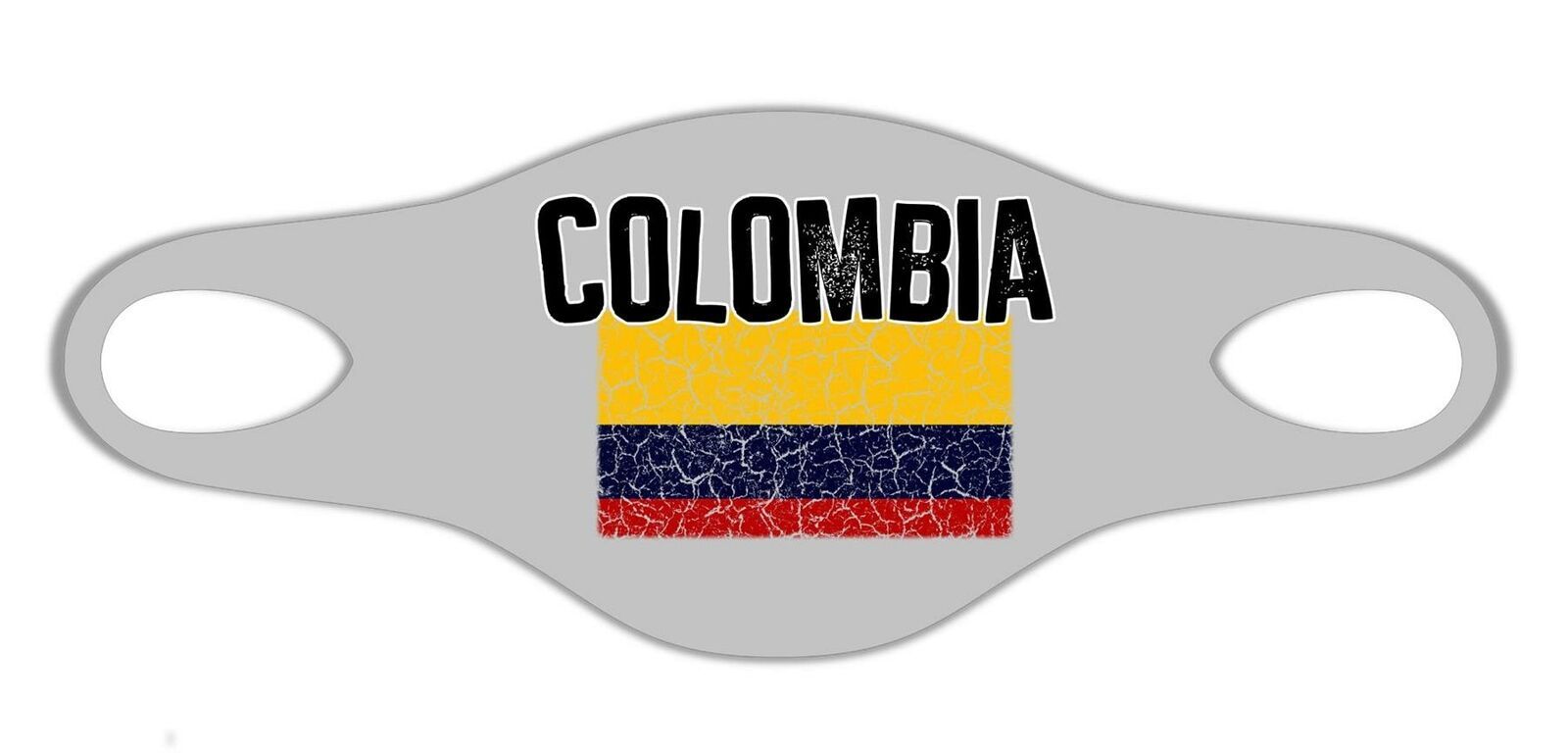 Colombia Patriot Flag Printed Face Mask Protective Reusable Washable Breathable