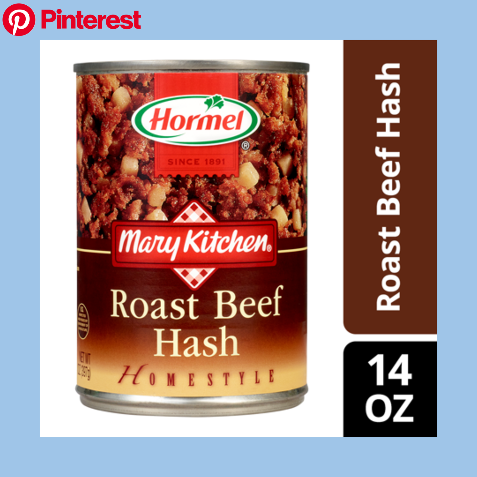 Mary Kitchen Hormel Roast Beef Hash 14.00 oz ( A 6 Pack) Food & Beverages