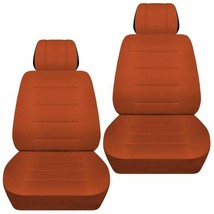 Front set car seat covers fits Chevy Equinox  2005-2020   solid burnt or... - $69.99
