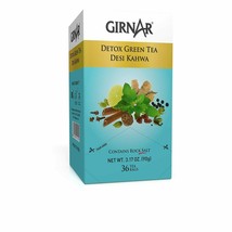 Girnar Green Tea, Desi Kahwa, 36 Tea Bags For Immunity Booster SUGAR FREE - $19.79+