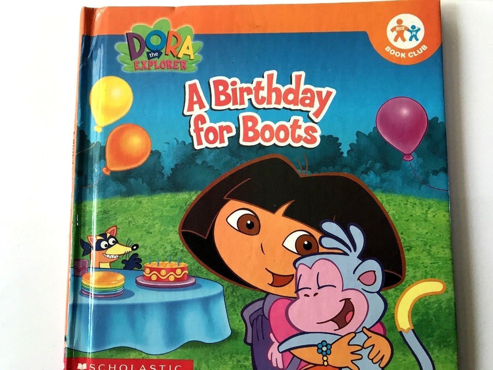 Scholastic Nick Jr. Dora The Explorer Hardback Book A Birthday for