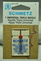 Schmetz Sewing Machine Twin Embroidery Needle 1797 - $7.16