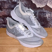Nike Zoom Strike White Wolf Gray Women&#39;s Running Shoes Size 6.5 AJ0188-100  - $58.41