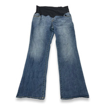 Liz Langer Womens Blue Maternity Medium Wash Pull On Denim Bootcut Jeans... - $16.70