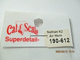 Cal Scale # 190-612 Nathan K2 Air Horn, 1 per Pack HO-Scale image 2