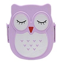 PANDA SUPERSTORE Purple Owl Sewing Kit 9 Colors Thread Spools Portable Sewing St