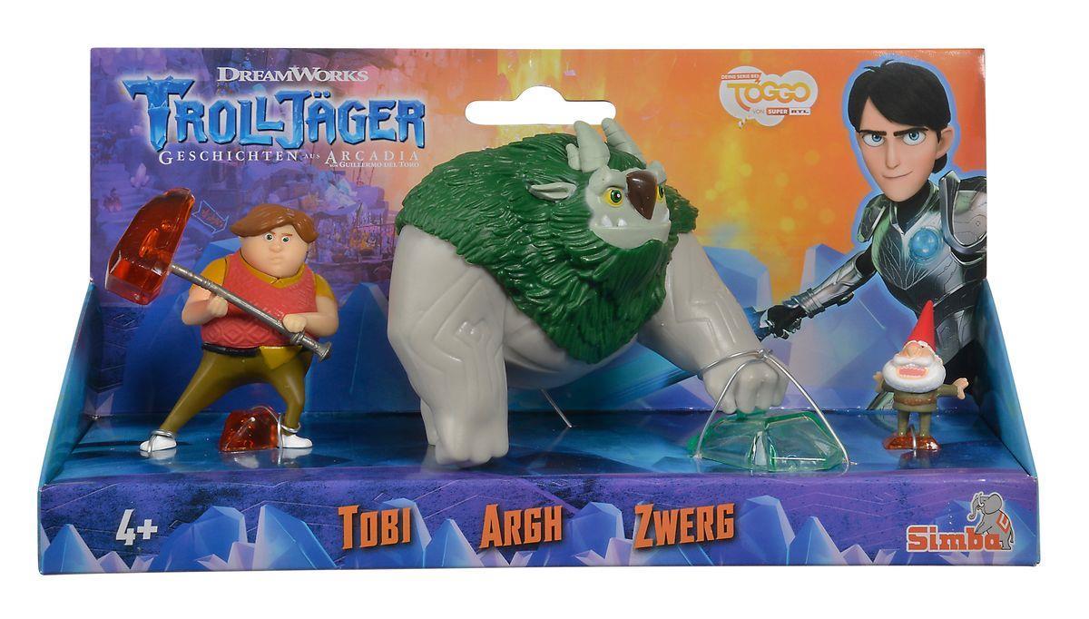 Primary image for Trollhunters Simba 3-pack Figures Toby Argh Gnome Zwerg