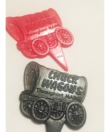 Vintage 60s Chuck Wagons plastic Steak Marker Picks (set of 2) - $10.00