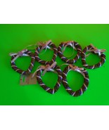 AMERICAN GREETING STRAW RUSTIC HEART WREATH w PINK RIBBON 4 CRAFT, DECOR... - $9.99